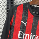 Camisa Milan Home Manga Longa 25/26 - Torcedor Masculina