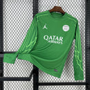Camisa Psg Goleiro Manga Longa Verde 25/26 - Torcedor Masculina