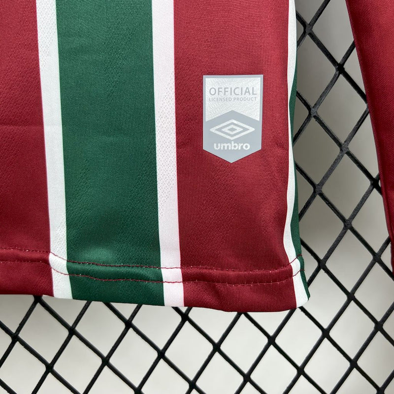 Camisa Fluminense Home Manga Longa 25/26 - Torcedor Masculina