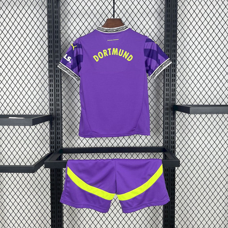 Kit Infantil Borussia Dortmund Goleiro 24/25