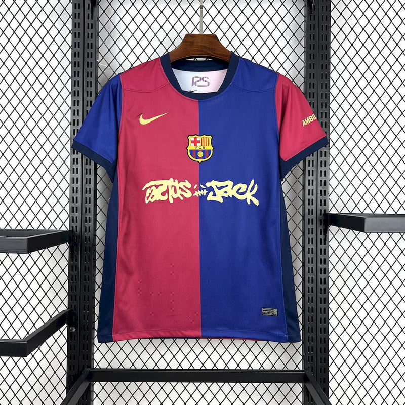 Camisa Barcelona Edição Travis Scott 25/26 - Torcedor Masculina