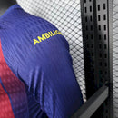 Camisa Barcelona Home 25/26 - Versão Jogador Manga Comprida