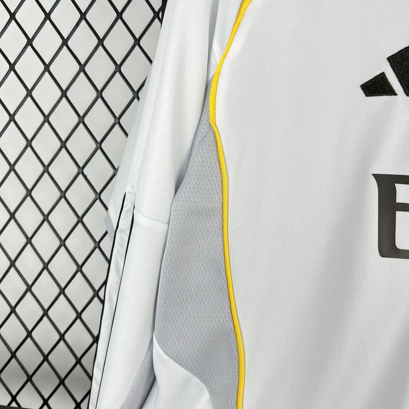 Camisa Real Madrid Home Manga Longa 25/26 - Torcedor Masculina