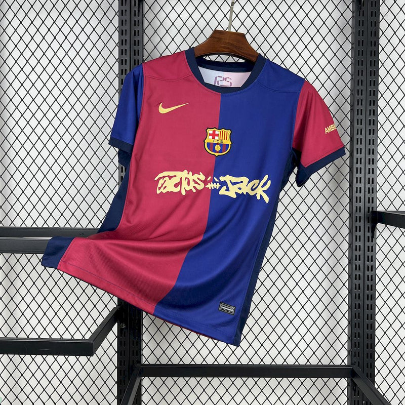 Camisa Barcelona Edição Travis Scott 25/26 - Torcedor Masculina