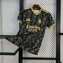 Camisa Real Madrid Black Golden Dragon Edition 25/26 - Torcedor Masculina