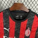 Camisa Milan Home Manga Longa 25/26 - Torcedor Masculina