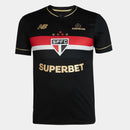 Camisa São Paulo Third 2025/26 Torcedor New Balance Masculino - Preto e Dourado