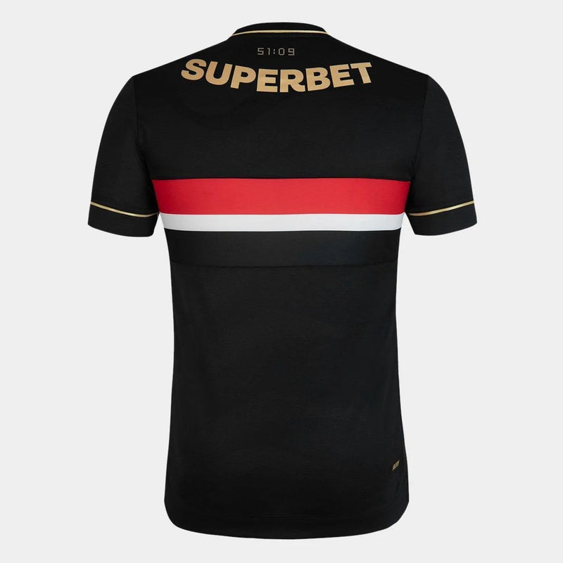 Camisa São Paulo Third 2025/26 Torcedor New Balance Masculino - Preto e Dourado
