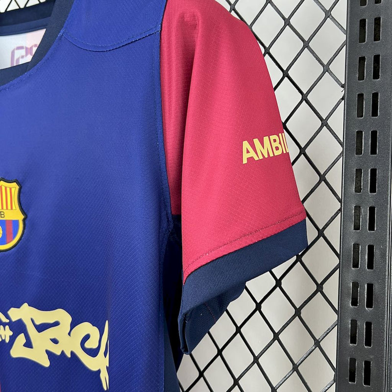 Camisa Barcelona Edição Travis Scott 25/26 - Torcedor Masculina