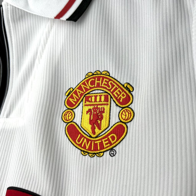Camisa Manchester united Branca 98/99 - Versão Retro