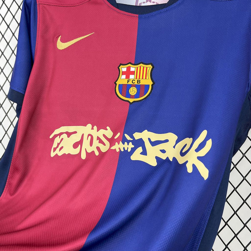 Camisa Barcelona Edição Travis Scott 25/26 - Torcedor Masculina