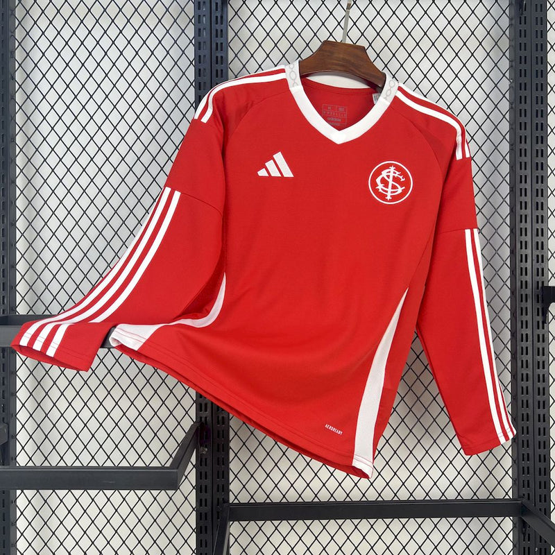 Camisa Internacional Home Manga Longa 25/26 - Torcedor Masculina