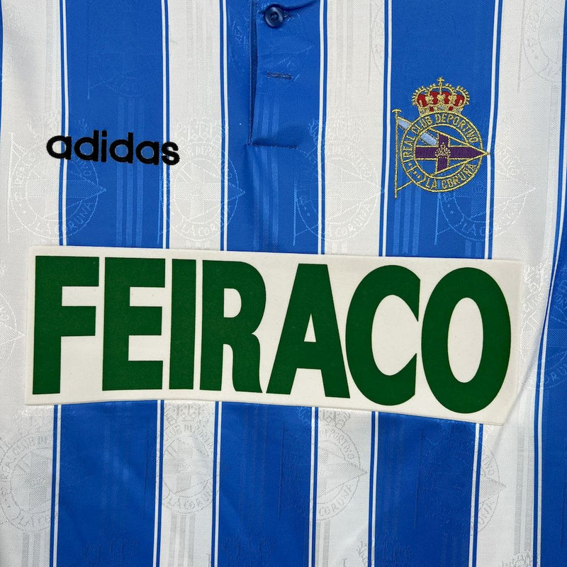 Camisa La Coruña Home 97/98 - Versão Retro