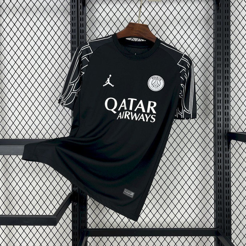 Camisa Psg Fourth Away-Black 24/25 -Torcedor Masculina