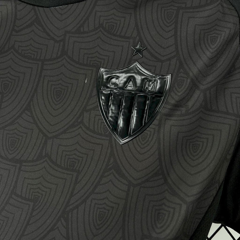 Camisa Atlético Mg All Black- Edição Especial 25/26 - Adidas Torcedor Masculina - Lançamento