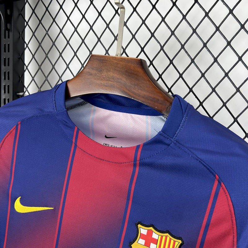 Camisa Barcelona Home 25/26 - Torcedor Masculina