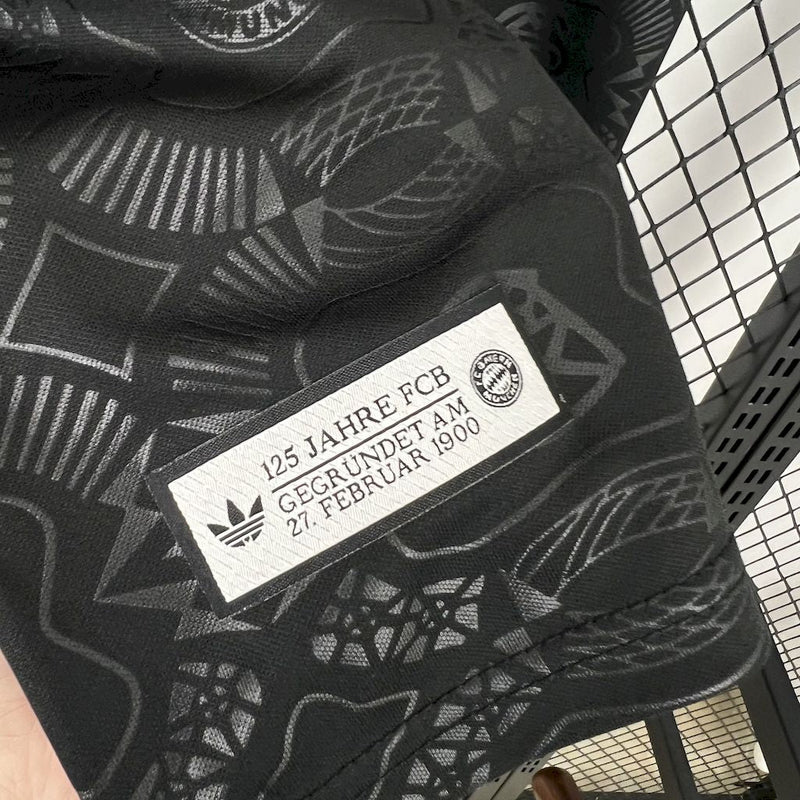 Camisa Bayern De Munique 24/25 Aniversario De 125 anos Black - Torcedor Masculina