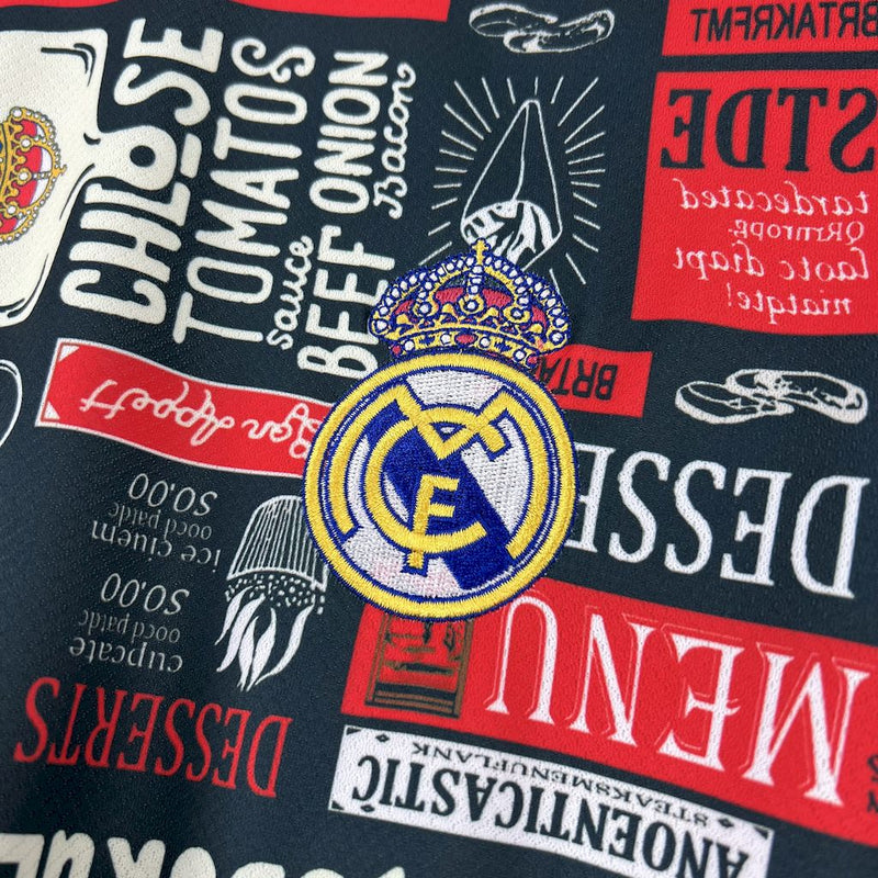 Camisa Real Madrid Doodle Board 25/26 - Torcedor Masculina
