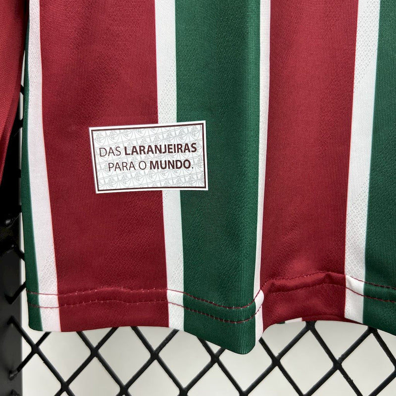 Camisa Fluminense Home Manga Longa 25/26 - Torcedor Masculina