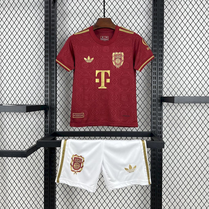 Kit Infantil Bayern De Munique Aniversário De 125 Anos 25/26