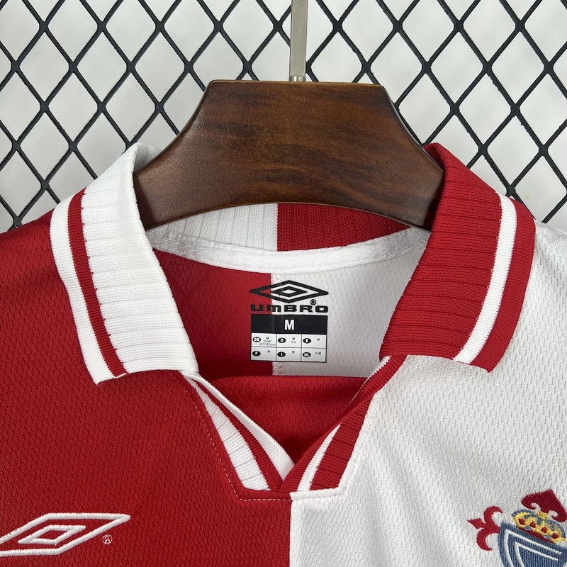 Camisa Celta De Vigo Away 01/02 - Versão Retro