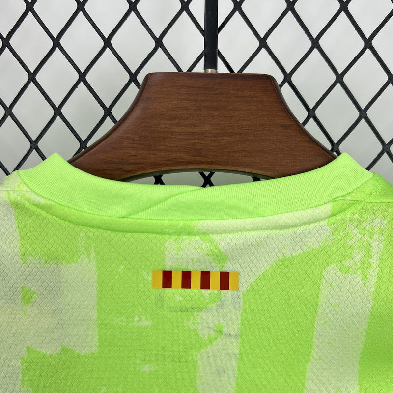 Kit Infantil Barcelona Third Edição Travis Scott 24/25