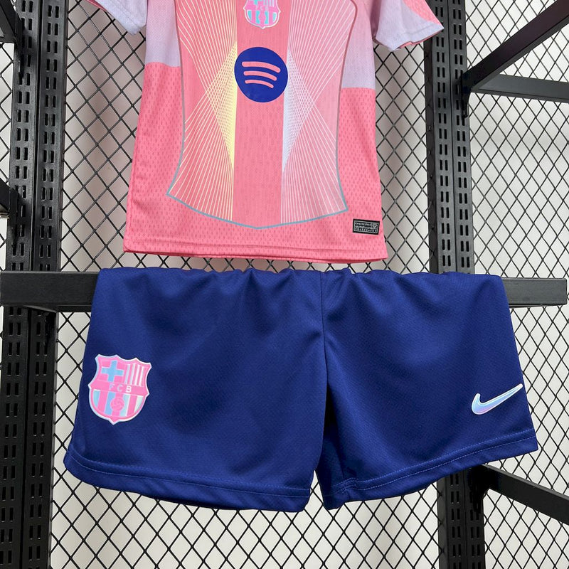 Kit Infantil Barcelona Rosa Edição-Especial 25/26