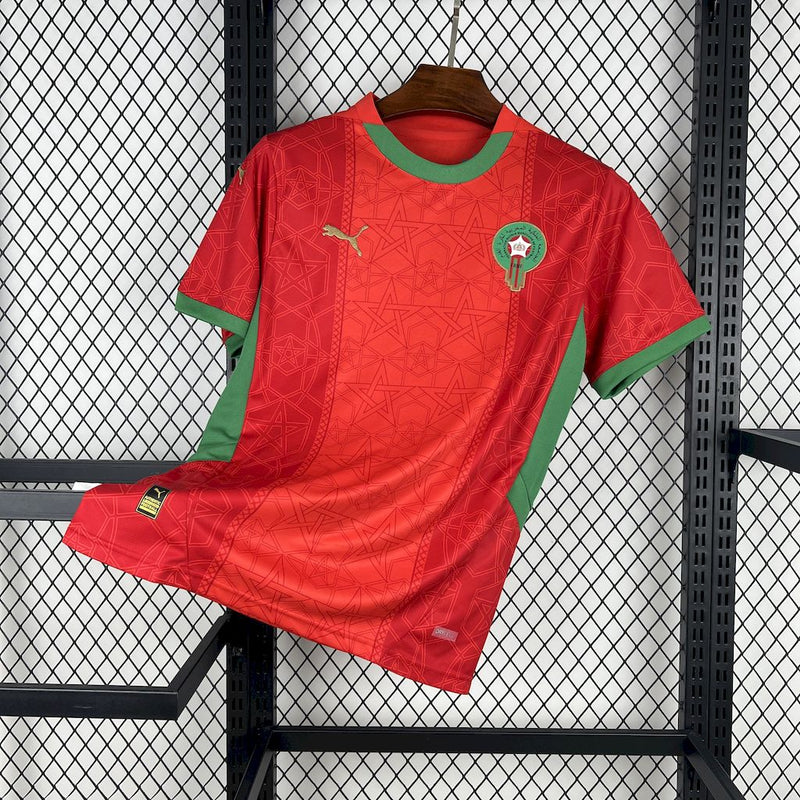 Camisa Marrocos Home 24/25 - Torcedor Masculina