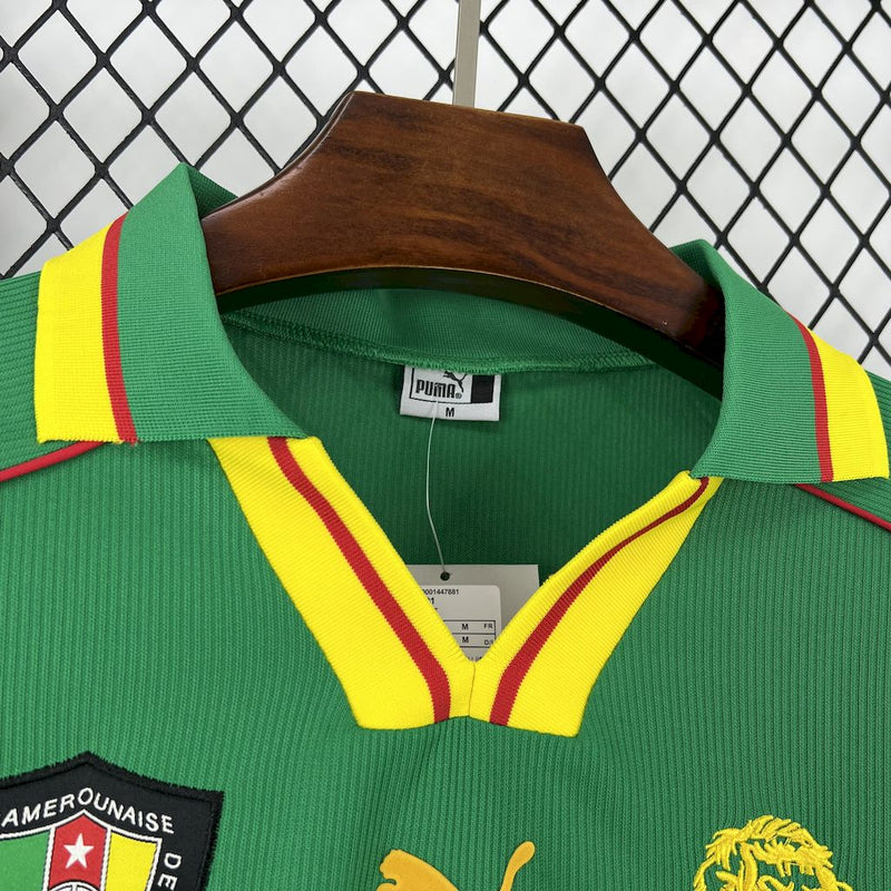 Camisa Camarões Home 1998 - Versão Retro