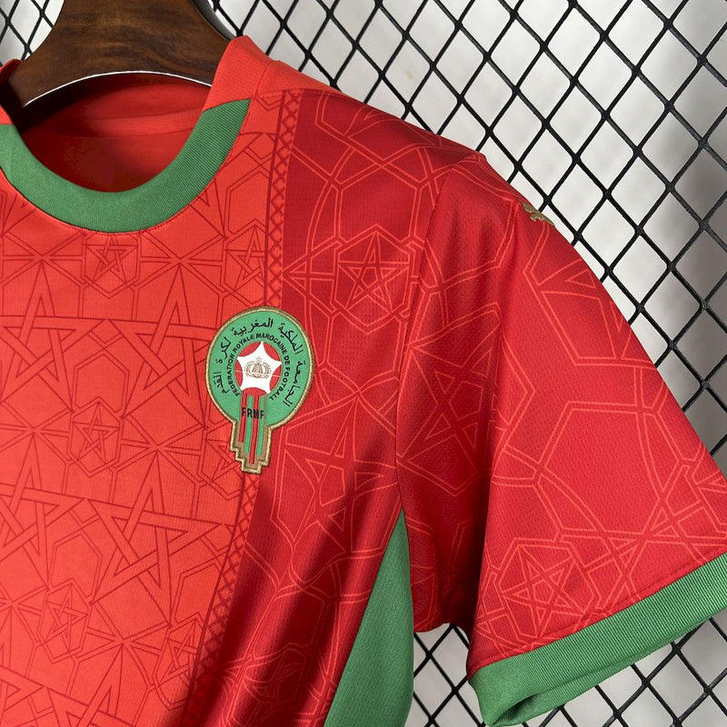 Camisa Marrocos Home 24/25 - Torcedor Masculina