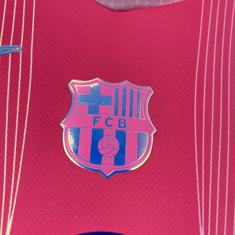 Camisa Barcelona Rosa Edição-Especial 25/26 - Torcedor Masculina