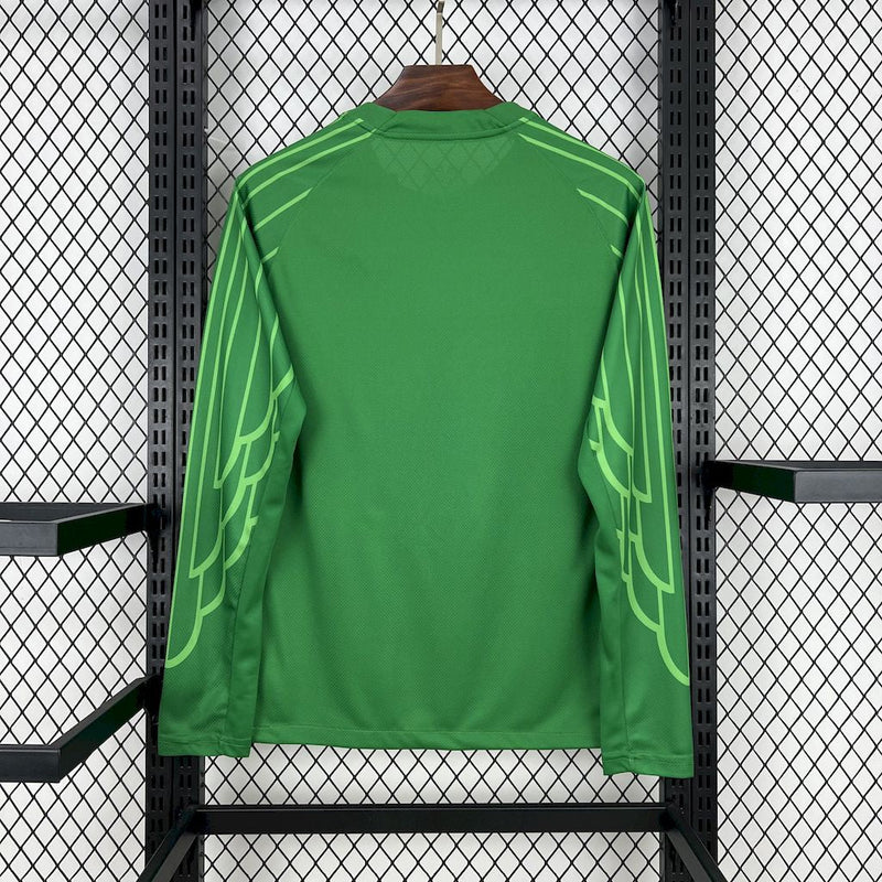 Camisa Psg Goleiro Manga Longa Verde 25/26 - Torcedor Masculina