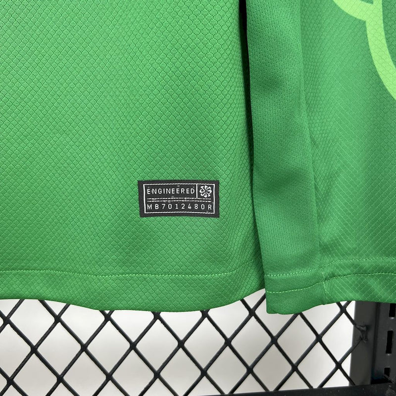 Camisa Psg Goleiro Manga Longa Verde 25/26 - Torcedor Masculina
