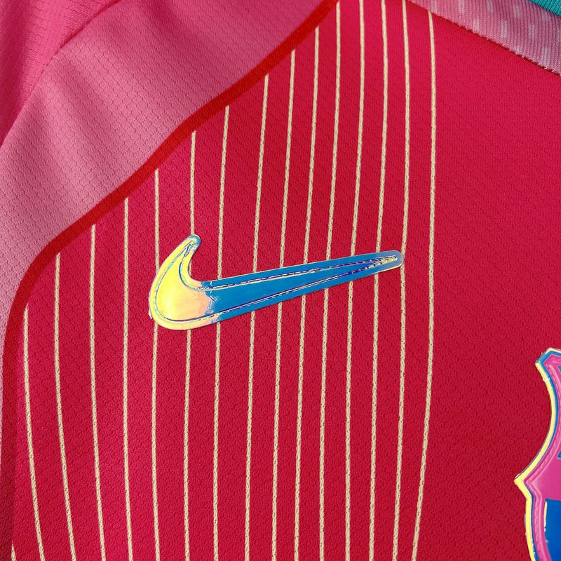 Camisa Barcelona Rosa Edição-Especial 25/26 - Torcedor Masculina