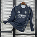 Camisa Real Madrid Away Manga Longa 25/26 - Torcedor Masculina