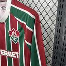 Camisa Fluminense Home Manga Longa 25/26 - Torcedor Masculina