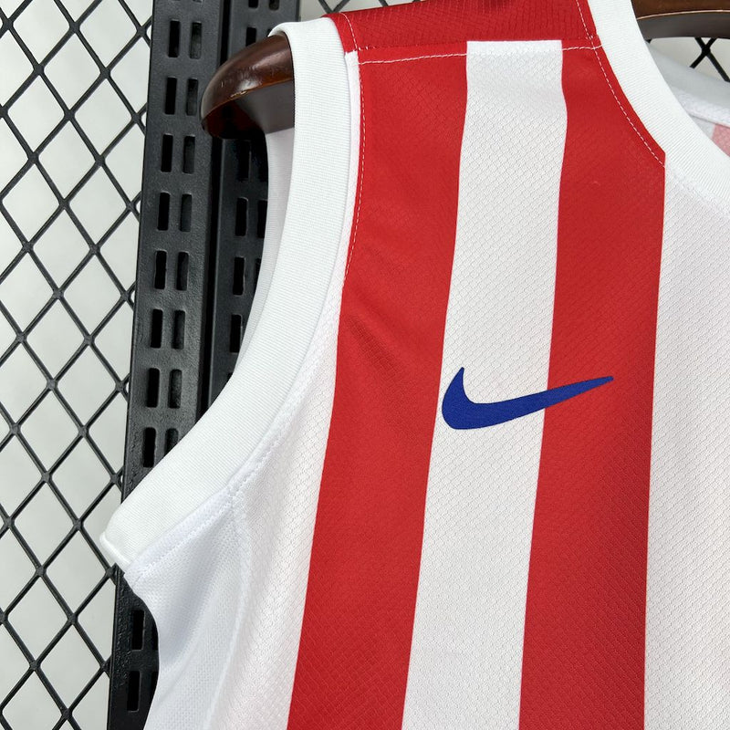 Camisa Atlético De Madrid Home-Regata 25/26 - Torcedor Masculina - Lançamento