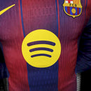 Camisa Barcelona Home 25/26 - Versão Jogador Manga Comprida