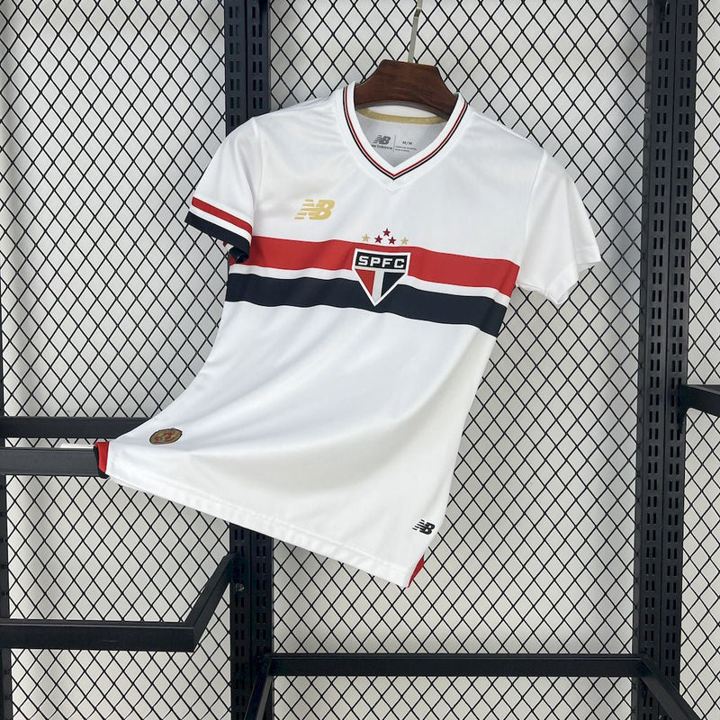 Camisa São Paulo Home Titular 25/26 - Feminina