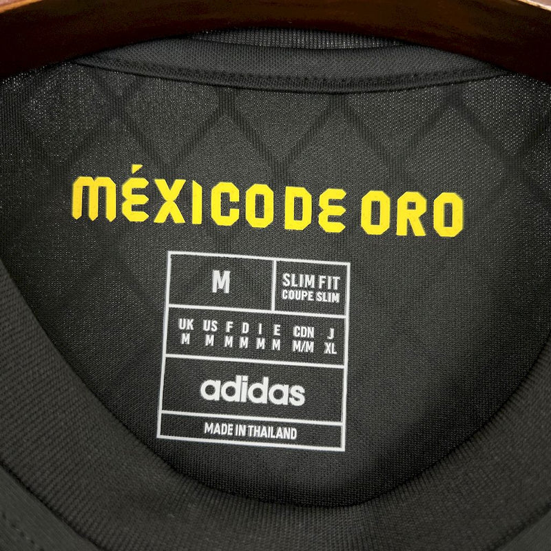 Camisa México Gold-Black 25/26  - Torcedor Masculina