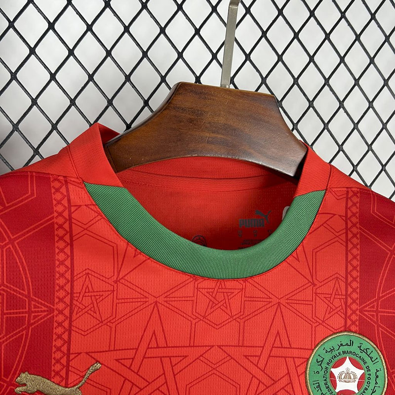 Camisa Marrocos Home 24/25 - Torcedor Masculina