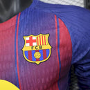 Camisa Barcelona Home 25/26 - Versão Jogador Manga Comprida