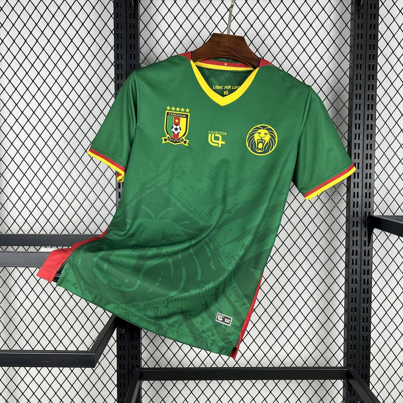 Camisa Camarões Home 25/26 - Torcedor Masculina - Lançamento