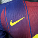 Camisa Barcelona Home 25/26 - Versão Jogador Manga Comprida