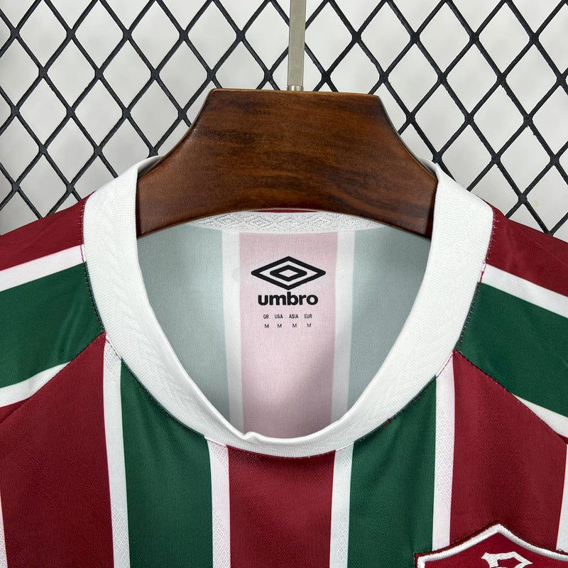 Camisa Fluminense Home Manga Longa 25/26 - Torcedor Masculina