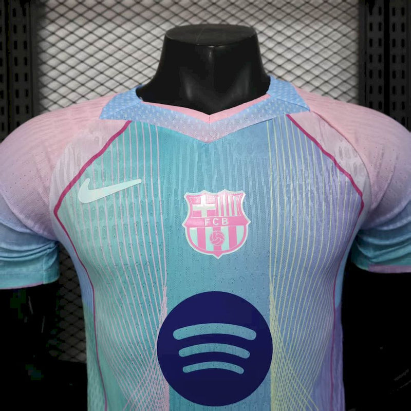 Camisa Barcelona Azul Edição-Especial 25/26 - Versão Jogador