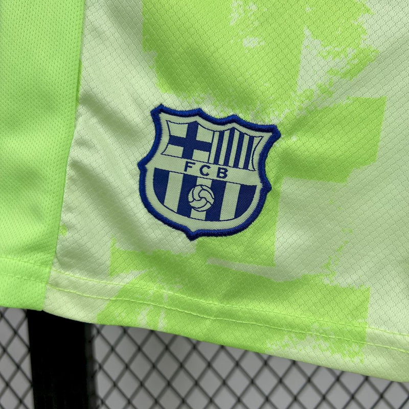 Kit Infantil Barcelona Third Edição Travis Scott 24/25