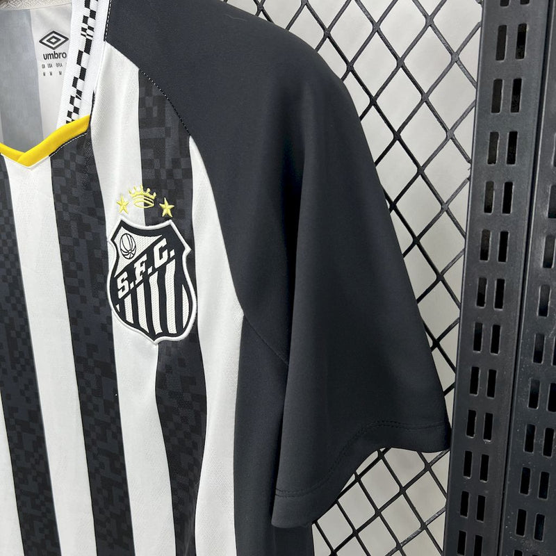 Camisa Santos Home 25/26 - Torcedor Masculina - Lançamento
