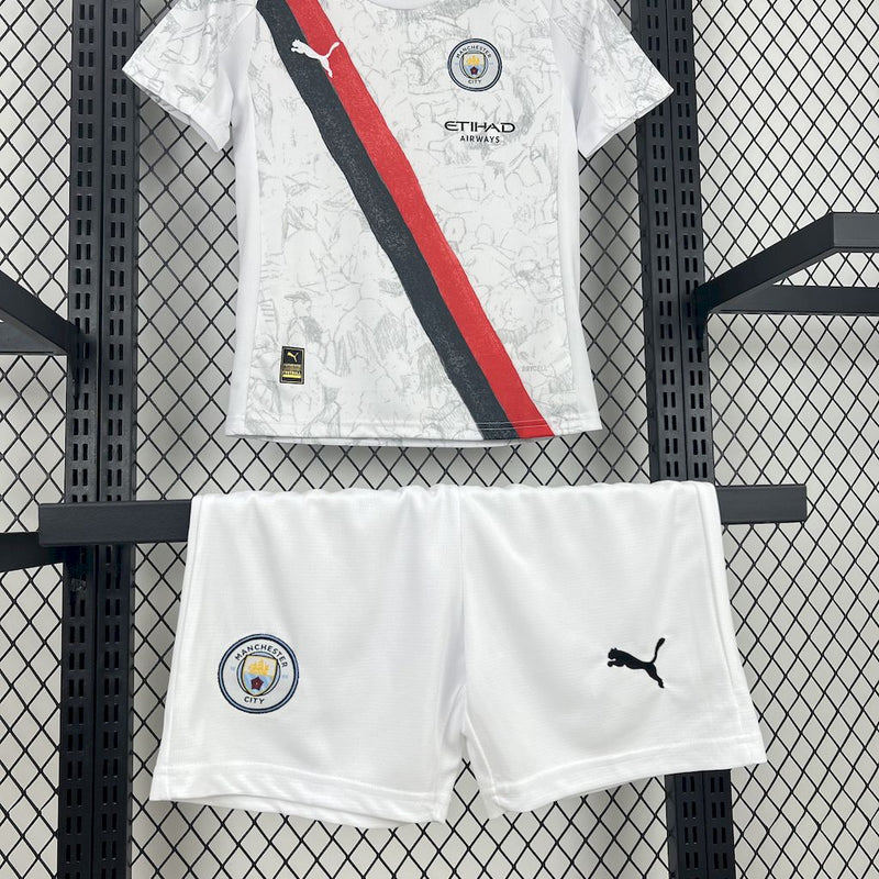 Kit Infantil Manchester City Away 25/26