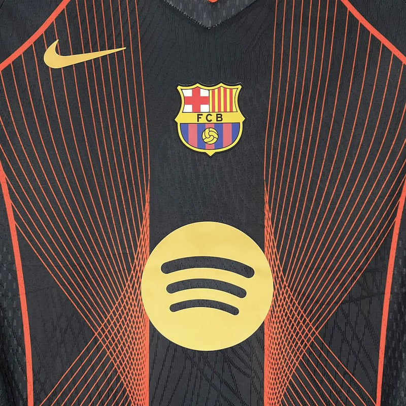 Camisa Barcelona Edição-Especial Laranja 25/26 - Torcedor Masculina